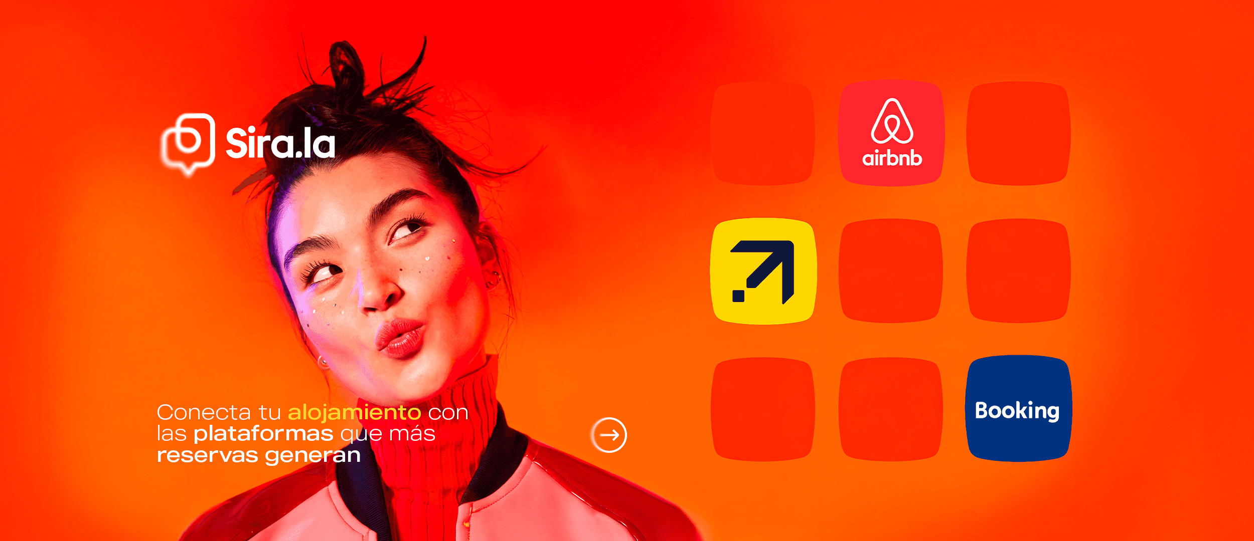 Conecta tu alojamiento con las plataformas que más reservas generan: Airbnb, Booking.com y Expedia